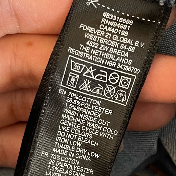 Vintage Y2K Forever 21 Lace Up Low Rise Wide Leg Premium Denim Jeans Size 26 - Picture 8 of 8